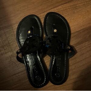 Tory Burch black miller sandals